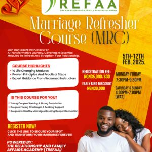 Marriage Refresh Course